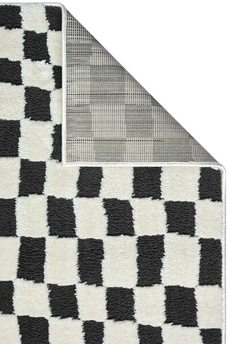 Conceptum Jung 7185 Alfombra Negra 80 x 150 cm